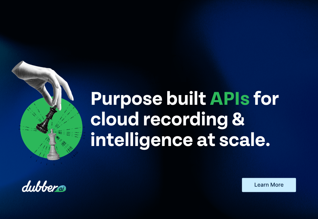 Dubber API overview